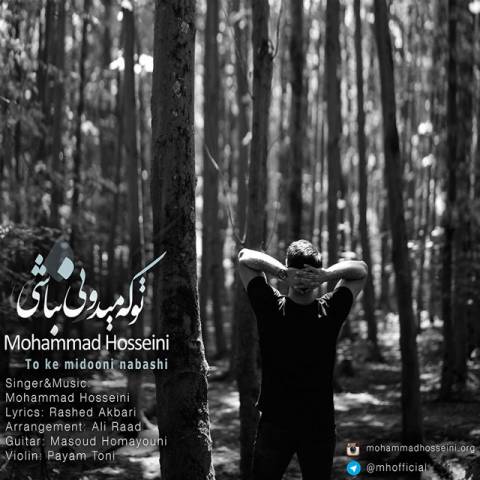دانلود آهنگ جدید محمد حسینی بنام تو که میدونی نباشی