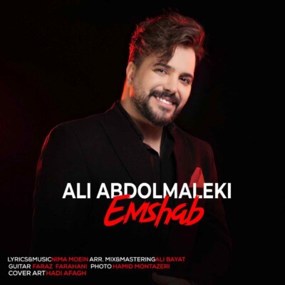 دانلود آهنگ جدید امشب از علی عبدالمالکی همراه متن آهنگ