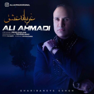 دانلود آهنگ جدید غریبانه ی عشق از علی احمدی همراه متن آهنگ